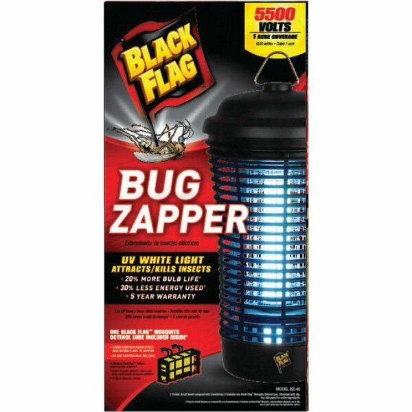 Black Flag 5500V UV White Light Bug Zapper BZ-40